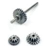 CHICHIYANG 1 Set Transfer Gearbox Kit with Metal Motor Gear Upgrade Parts for WPL D12 1/10 RC Truck Car view 3