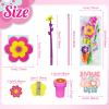 134 Pcs Flower Summer Party Favors Bulk,Daisy Tea Party Supplies Goodie Bag Stuffers, Garden Birthday Gifts, Spring Classroom Prizes, School Stationery Set with Notebooks Pens Pencils Stickers view 2