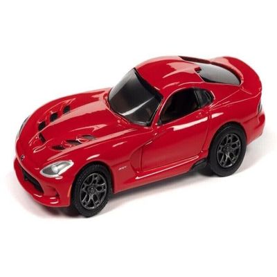 2014 Viper SRT Adrenaline Red Classic Gold Collection Series Limited Edition to 8956 Pieces Worldwide 1/64 Diecast Model Car by Johnny Lightning JLCG030-JLSP282A