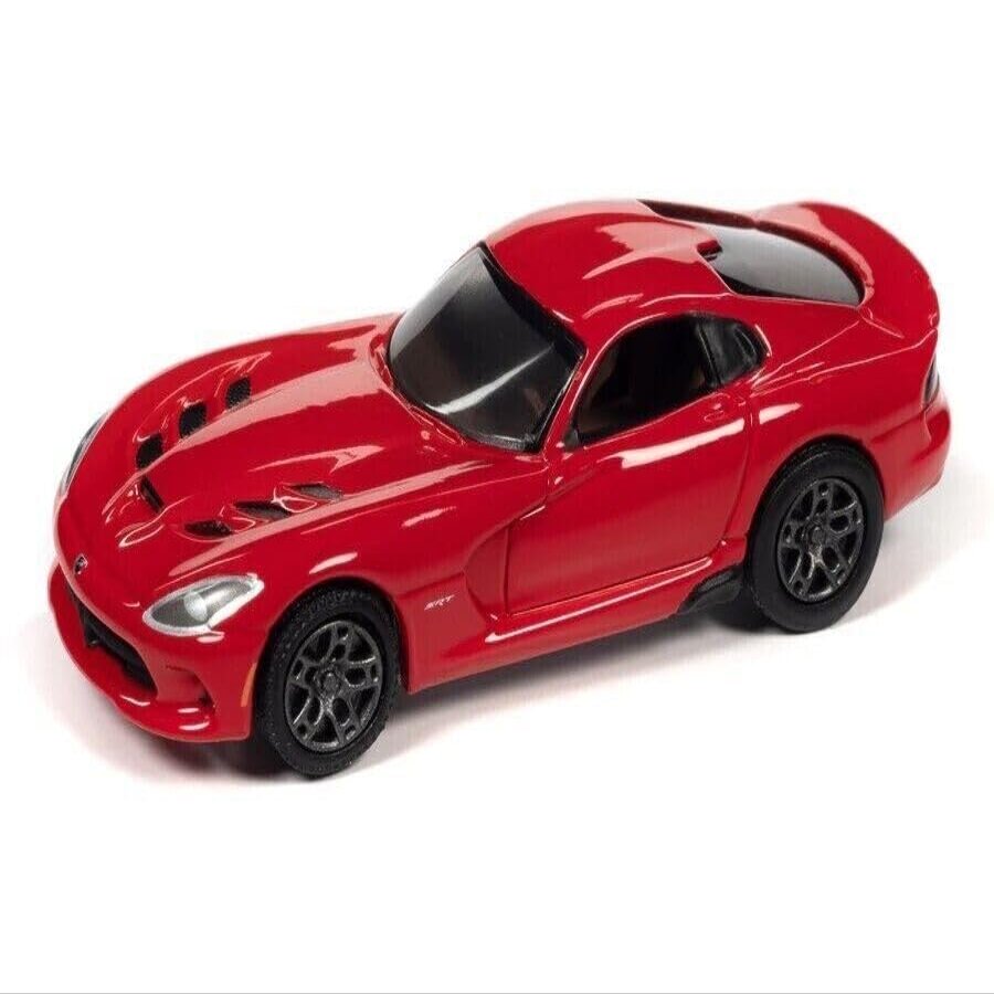 2014 Viper SRT Adrenaline Red Classic Gold Collection Series Limited Edition to 8956 Pieces Worldwide 1/64 Diecast Model Car by Johnny Lightning JLCG030-JLSP282A