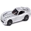 2014 Viper SRT Billet Silver Metallic Classic Gold Collection Series Limited Edition to 8956 Pieces Worldwide 1/64 Diecast Model Car by Johnny Lightning JLCG030-JLSP282B view 1