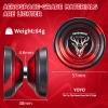 FETESNICE LY10 Yoyo for Kids 8-12 or Above, Responsive Yoyo Professional with Dual Function, Unresponsive Trick Yo yo for Adults with 10 Yo-yo Strings and Removal Bearing Tool (Black-Red) view 4