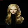 1/6 Scale Beauty Elf Girl Pale Skin Planted Hair Head Sculpt Carved for 12inch Action Figure Body Collection (Long Blonde Hair) view 3