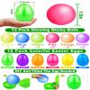 12 Pack 3" Large Filled Easter Eggs Glow in The Dark Sticky Ceiling Ball Easter Basket Stuffers Essential Stress Relief Fidget Toys Easter Eggs Hunt Party Favor Gifts for Kids Boys Girls Toddler view 2