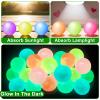 12 Pack 3" Large Filled Easter Eggs Glow in The Dark Sticky Ceiling Ball Easter Basket Stuffers Essential Stress Relief Fidget Toys Easter Eggs Hunt Party Favor Gifts for Kids Boys Girls Toddler view 3