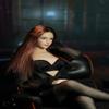 1/6 Scale Beauty Elf Girl Pale Skin Planted Hair Head Sculpt Carved for 12inch Action Figure Body Collection (Long Brown Hair) view 2