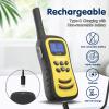 QUOLIX Walkie Talkies for Kids 2 Pack, Rechargeable Kids Walkie Talkies Toy for 3-12 YrO Boys, Long Range Walkie Talkie with 22 Channels & Flashlight Birthday Gifts for Xmas Outdoor Adventure view 4