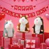 Motionchic 3 Pcs Talking Hamster Repeats What You Say Valentines Interactive Stuffed Plush Animal Hamster Toys Talking Mouse Toys for Kids Birthday Valentines Exchange Gifts Boys Girls Early Learning view 2
