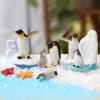 Blue-White Iceberg Model Realistic Arctic Miniature 3D Model Polar Bear Christmas Decorations Cake Decoration Craft Home Decoration Cake and Cupcake Toppers view 3