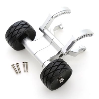 Aluminum Adjustable Multi Holes Rear Anti-Rollover Wheelie Bar RC Parts for TRAXXAS E-REVO 2.0 86086-4, 56087-1 RC Car, Silver