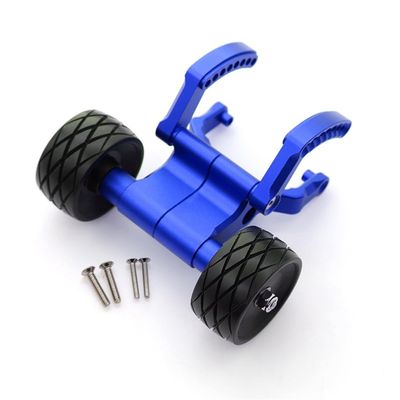 Aluminum Adjustable Multi Holes Rear Anti-Rollover Wheelie Bar RC Parts for TRAXXAS E-REVO 2.0 86086-4, 56087-1 RC Car, Blue