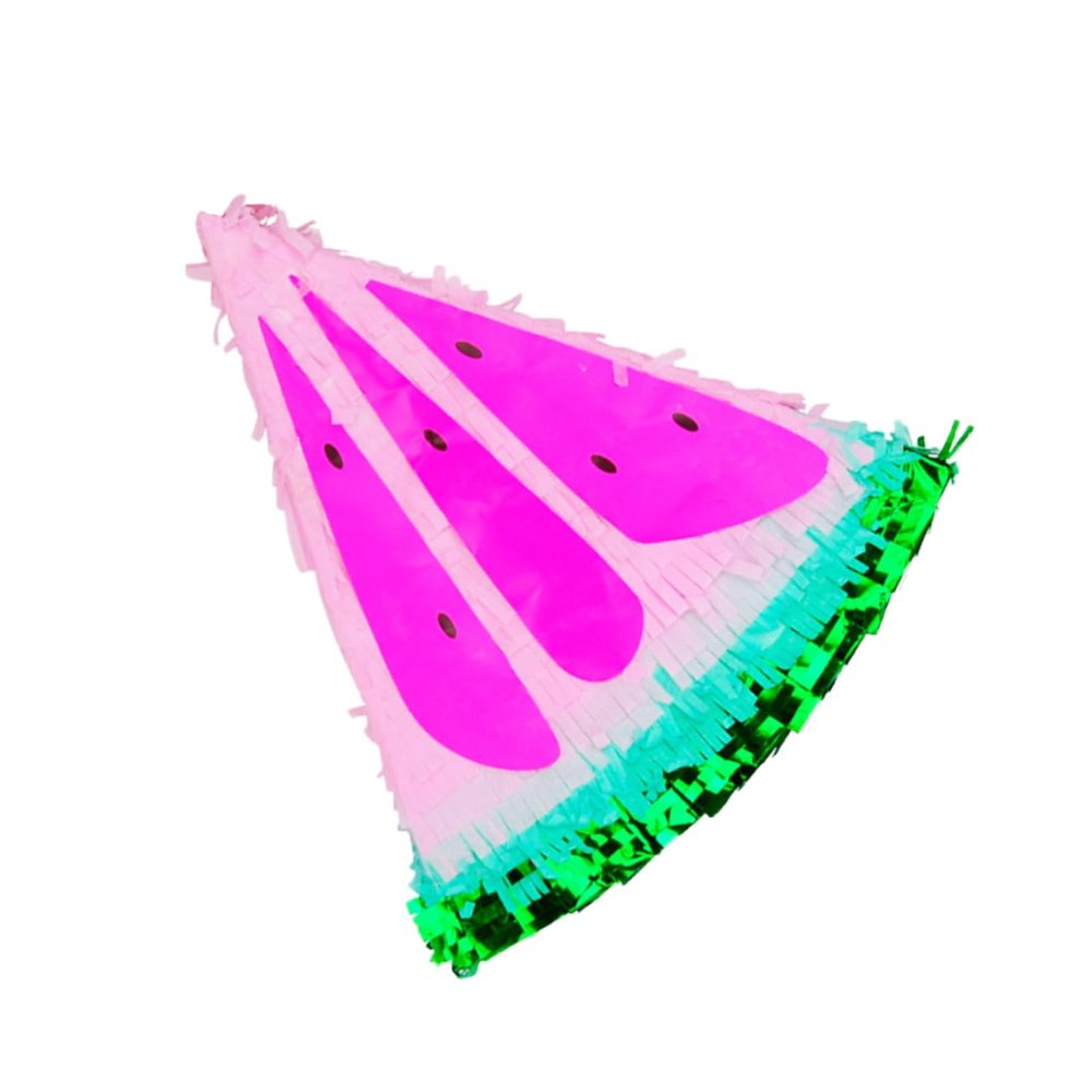 VICASKY Watermelon Shaped Toy Handmade Traditional Mexican for Birthday Parties Festivals and Celebrations Sugar Filled Fun for Family Gatherings and Cinco De Mayo