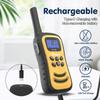 QUOLIX Walkie Talkies for Kids Rechargeable, Kids Walkie Talkie with Flashlight VOX Function, Great for Camping, Hiking, Outdoor Play, for Boys and Girls Ages 3 12. (2 Pack) view 3