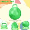 Gemscream Kids Bouncy Hopper Ball with Handle Jumping Hopping Exercise Balls for Toddlers Boys Girls Indoor Outdoors Sports School Games Exercise Gifts(18 Inch,Marbled Green) view 2