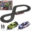 Carrera Evolution 20025248 NASCAR Darlington Showdown Analog Electric 1:32 Scale Slot Car Racing Track Set - Includes Two 1:32 Scale Cars & Two Dual-Speed Controllers Ages 8+ view 1