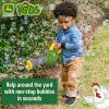 John Deere Bubble Leaf Blower Toy for Kids Includes 24oz Bubble Refill Gas Can, Outdoor Bubble Machine for Kids, Easy to Use, Outdoor Play, Great Gift Toddler 3+ view 2