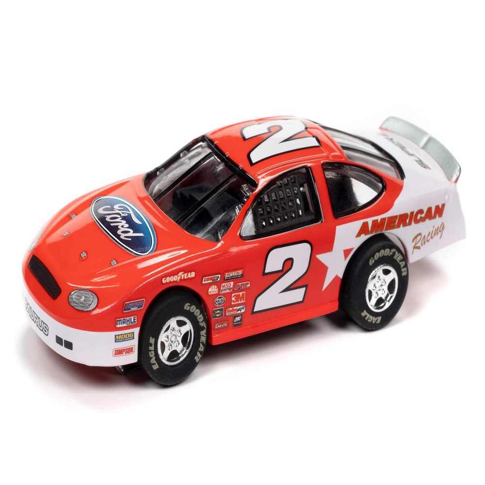 Auto World Super III SC399-2A 2008 Taurus Stock Car (Red) HO Scale Slot Car