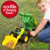 John Deere 18" Motorized Dig Rig: 2-in-1 Toy Dump Truck & Front Loader with Realistic Lights & Sounds, Dual Joystick - Kids 3+ view 3