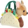 Aurora Fashionable Fancy Pals Taco Puppy Stuffed Animal - Plush with Stylish Purse for Dress Up Fun - Perfect for Kids 3+ Years, Costumes, and Birthdays - Brown 7 Inches view 1