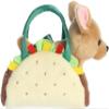 Aurora Fashionable Fancy Pals Taco Puppy Stuffed Animal - Plush with Stylish Purse for Dress Up Fun - Perfect for Kids 3+ Years, Costumes, and Birthdays - Brown 7 Inches view 4