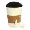 Aurora Witty JUST Sayin' You Mean A Latte Stuffed Animal - Expressive Characters for Decorative Charm - Quirky Birthday Gifts for Kids and Adults - White 9 Inches view 3