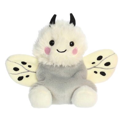 Aurora Adorable Palm Pals Astra Moth Stuffed Animal - Fun Collectible Plush for Kids and Adult Collectors - Perfect for Decorating Rooms and Birthday Gifts - White 5.5 Inches