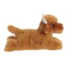 Aurora Adorable Mini Flopsie Highland Cow Stuffed Animal - Playful Ease - Timeless Companions - Brown 8 Inches view 3