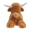 Aurora Adorable Mini Flopsie Highland Cow Stuffed Animal - Playful Ease - Timeless Companions - Brown 8 Inches view 4