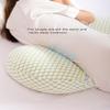 CBLdF Special for Abdominal Support,Pregnant Women's Lumbar Side Sleep Pillow, Side U-Shaped Lumbar Pillow, Maternity Products (Green) view 3