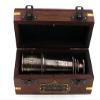 1920 Ship Captain's Working Telescope - Handmade Brass Spyglass, Vintage Pirate's Instrument, Antique Maritime/Marine Nautical Binocular, Premium Wooden Box view 3