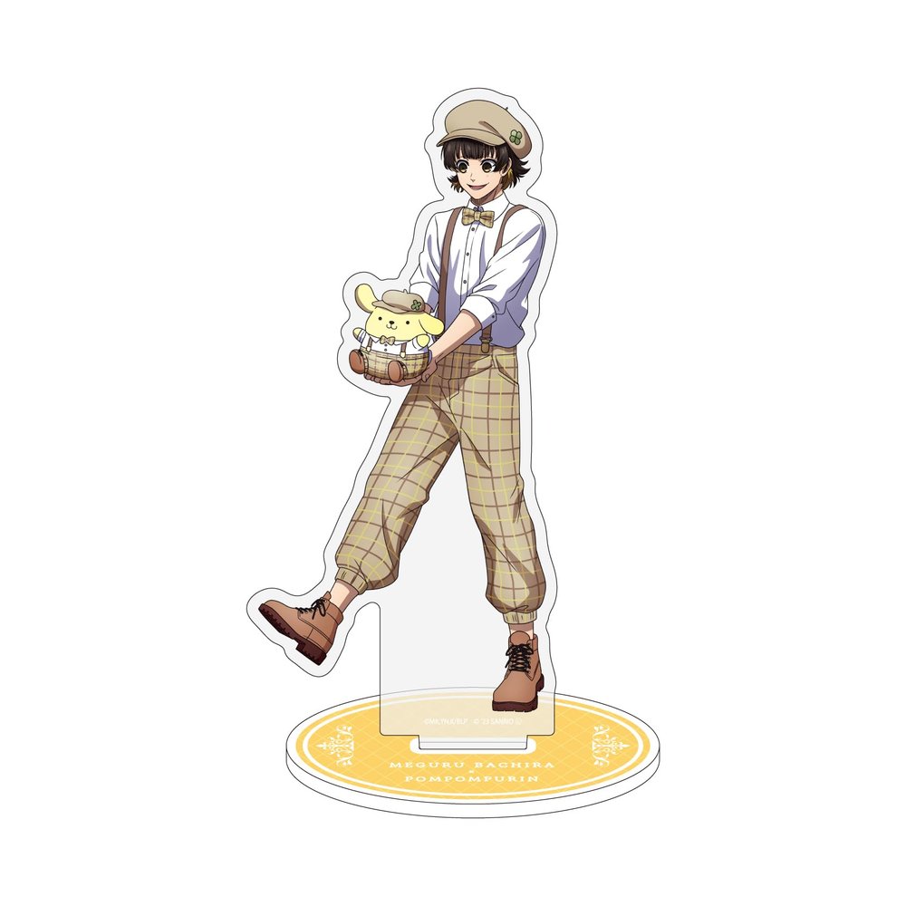 A3 TV Anime Blue Rock x Sanrio Characters 22 Chirakuwari x Pompompurin (Illustrated by Illustration) Character Acrylic Figure
