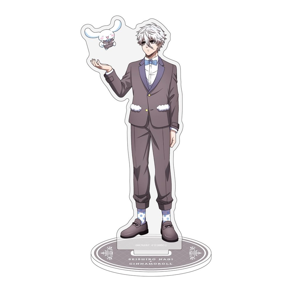 A3 TV Anime Blue Rock x Sanrio Characters 25 Seijiro Nagi x Cinnamoroll [Illustrated Illustration] Character Acrylic Figure
