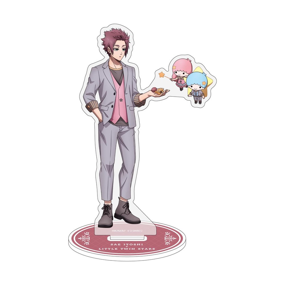A3 TV Anime Blue Rock x Sanrio Characters 28 Itoshisae x Little Twin Stars [Illustrated Illustration] Character Acrylic Figure