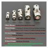 CRUMPS Rc Boat Car Metal Cardan Joint 2mm/2.3mm/3mm/3.175mm/4mm/5mm/6mm/8mm/10mm Gimbal Couplings Shaft Motor Connector Universal Joint (Color : 2mm to 4mm) view 2