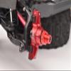 Aluminum 7075 Front Steering Block for Arrma 1/8 Mojave 4X4 4S BLX Desert Truck RTR-ARA4404 Upgrade Parts - Red view 2