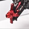 Aluminum 7075 Front Steering Block for Arrma 1/8 Mojave 4X4 4S BLX Desert Truck RTR-ARA4404 Upgrade Parts - Red view 4