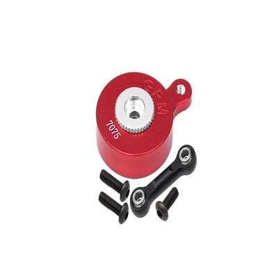 Aluminum 7075 Direct Mount Servo Saver (23T Spline) with Fix Link for Arrma 1:8 Mojave/Vendetta/Infraction / 1:10 VORTEKS/SENTON/Big Rock/Outcast/Granite/KRATON/SENTON Upgrades - Red