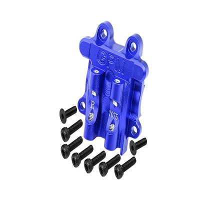Aluminum 7075 Rear Diff Cover for Arrma 1/18 Granite GROM MEGA 380 Brushed 4X4 Monster Truck ARA2102 Upgrade Parts - Blue