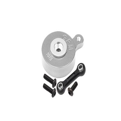 Aluminum 7075 Direct Mount Servo Saver (23T Spline) with Fix Link for Arrma 1:8 Mojave/Vendetta/Infraction / 1:10 VORTEKS/SENTON/Big Rock/Outcast/Granite/KRATON/SENTON - Silver
