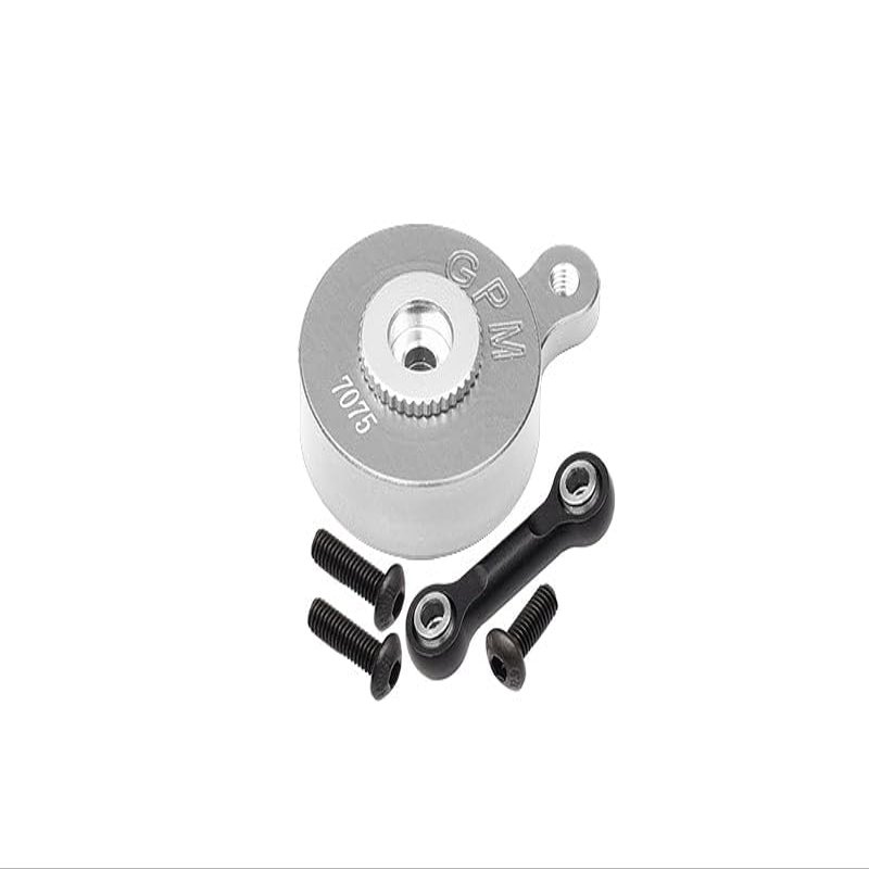 Aluminum 7075 Direct Mount Servo Saver (23T Spline) with Fix Link for Arrma 1:8 Mojave/Vendetta/Infraction / 1:10 VORTEKS/SENTON/Big Rock/Outcast/Granite/KRATON/SENTON - Silver