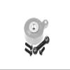 Aluminum 7075 Direct Mount Servo Saver (23T Spline) with Fix Link for Arrma 1:8 Mojave/Vendetta/Infraction / 1:10 VORTEKS/SENTON/Big Rock/Outcast/Granite/KRATON/SENTON - Silver view 1