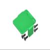 Aluminum 7075 Servo Mount/Radio Deck for Standalone ESC/Receiver for Arrma 1/18 Granite GROM MEGA 380 Brushed 4X4 Monster Truck ARA2102 Upgrade Parts - Green view 1