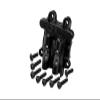 Aluminum 7075 Rear Diff Cover for Arrma 1/18 Granite GROM MEGA 380 Brushed 4X4 Monster Truck ARA2102 Upgrade Parts - Black view 1
