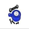 Aluminum 7075 Direct Mount Servo Saver (25T Spline) with Fix Link for Arrma 1:10 VORTEKS/SENTON/Big Rock/Outcast/Granite/KRATON/SENTON / 1:8 Mojave/Vendetta/Infraction Upgrades - Blue view 1