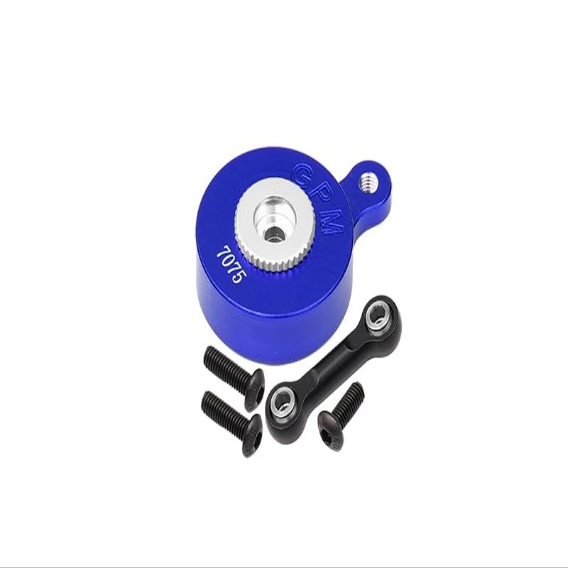 Aluminum 7075 Direct Mount Servo Saver (23T Spline) with Fix Link for Arrma 1:8 Mojave/Vendetta/Infraction / 1:10 VORTEKS/SENTON/Big Rock/Outcast/Granite/KRATON/SENTON Upgrades - Blue