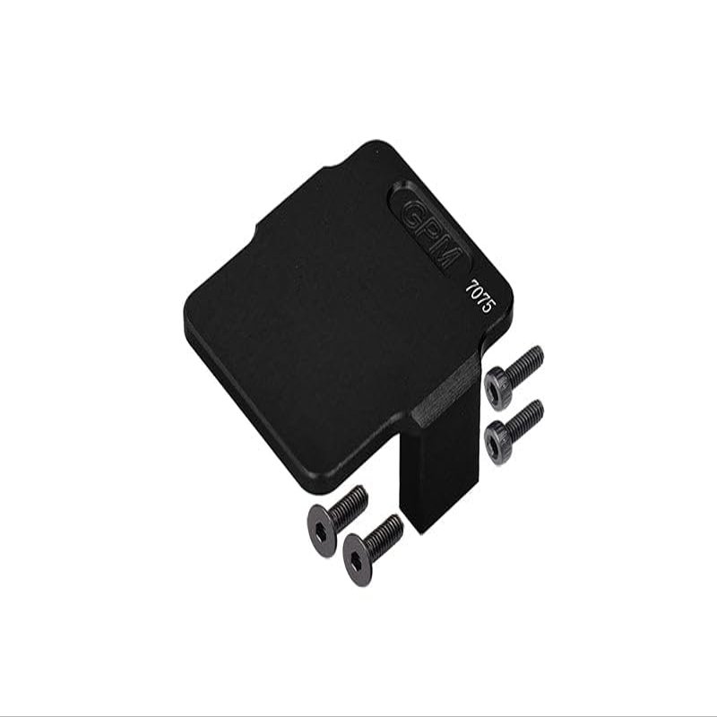 Aluminum 7075 Servo Mount/Radio Deck for Standalone ESC/Receiver for Arrma 1/18 Granite GROM MEGA 380 Brushed 4X4 Monster Truck ARA2102 Upgrade Parts - Black