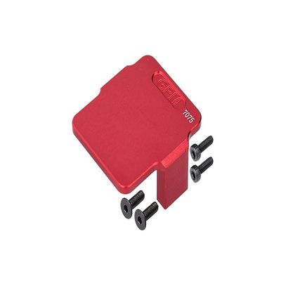 Aluminum 7075 Servo Mount/Radio Deck for Standalone ESC/Receiver for Arrma 1/18 Granite GROM MEGA 380 Brushed 4X4 Monster Truck ARA2102 Upgrade Parts - Red