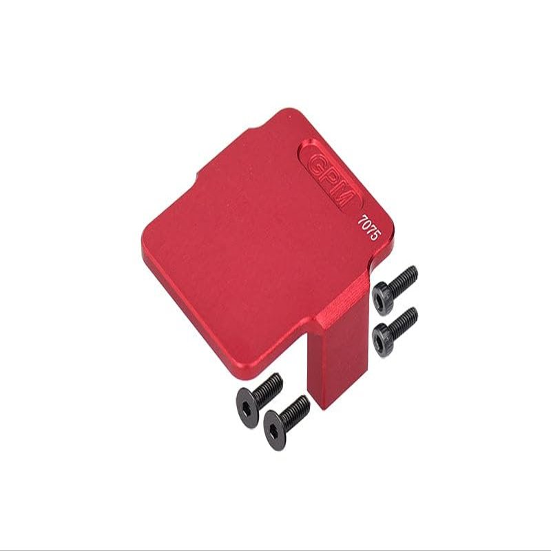 Aluminum 7075 Servo Mount/Radio Deck for Standalone ESC/Receiver for Arrma 1/18 Granite GROM MEGA 380 Brushed 4X4 Monster Truck ARA2102 Upgrade Parts - Red