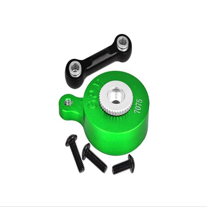 Aluminum 7075 Direct Mount Servo Saver (25T Spline) with Fix Link for Arrma 1:10 VORTEKS/SENTON/Big Rock/Outcast/Granite/KRATON/SENTON / 1:8 Mojave/Vendetta/Infraction Upgrades - Green