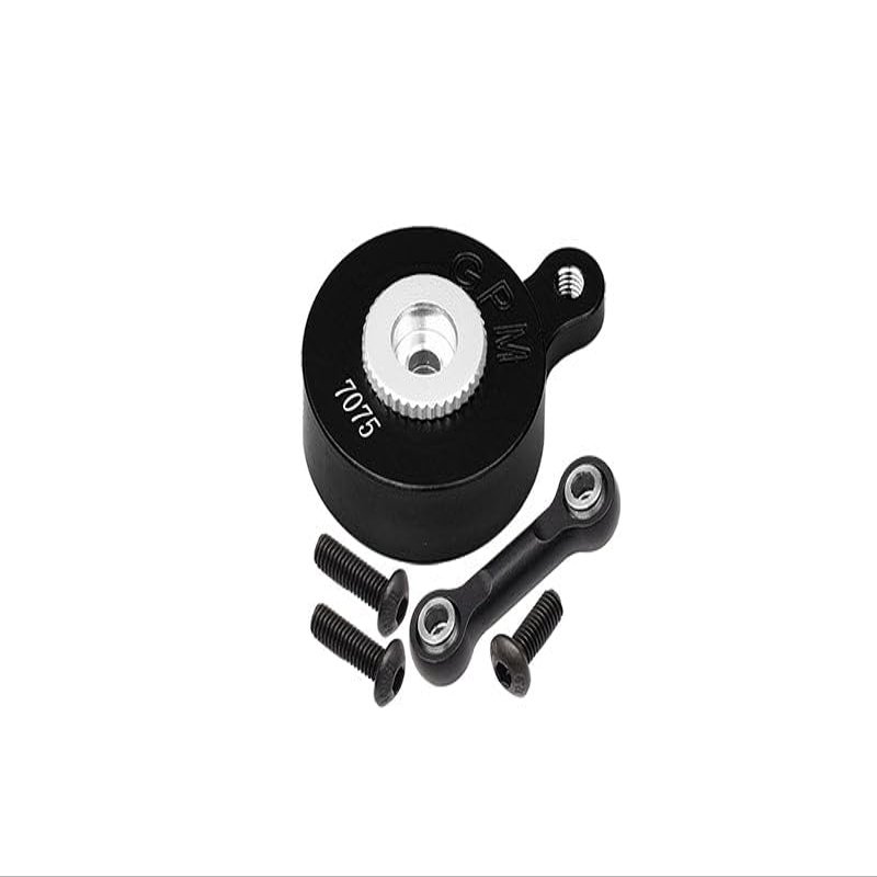 Aluminum 7075 Direct Mount Servo Saver (23T Spline) with Fix Link for Arrma 1:8 Mojave/Vendetta/Infraction / 1:10 VORTEKS/SENTON/Big Rock/Outcast/Granite/KRATON/SENTON Upgrades - Black